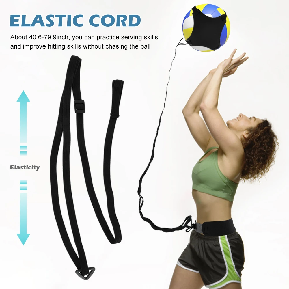 14pcs Serve Home Outdoor Volleyball Trainer Kit Professional For Beginners Solo Practice Setting Ball Finger Protection Cover