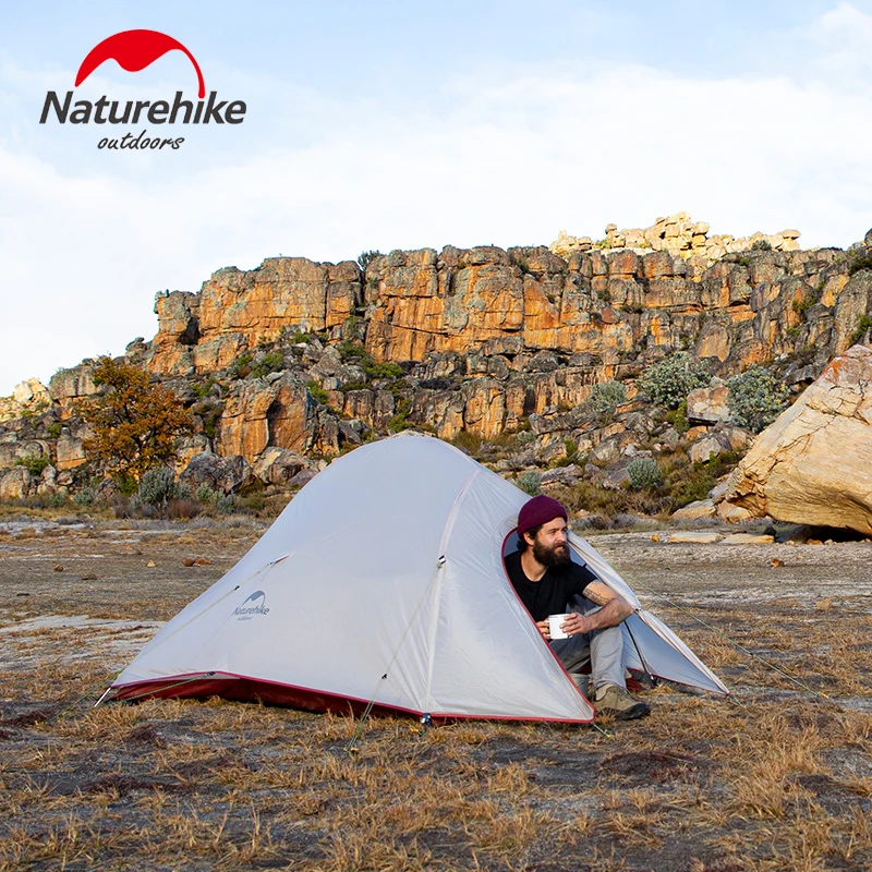 Camping Tent Portable Tent Naturehike Cloud Up 1 2 3 People Tent Ultralight 20D Camping Waterproof Outdoor Trekking Travel Backpacking Cycling