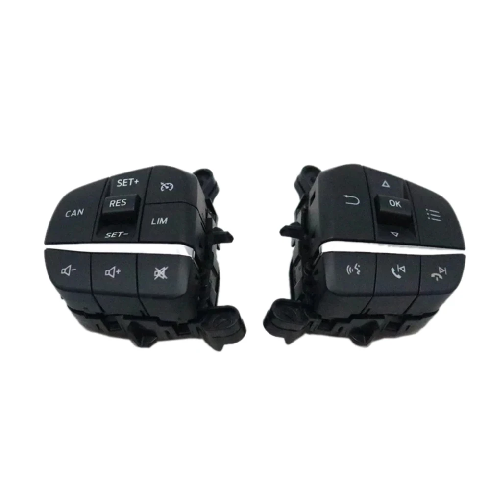 

Car Cruise Control Switch Multifunction Steering Wheel Button Bluetooth Switch for Ford Focus Fiesta 2019-2020