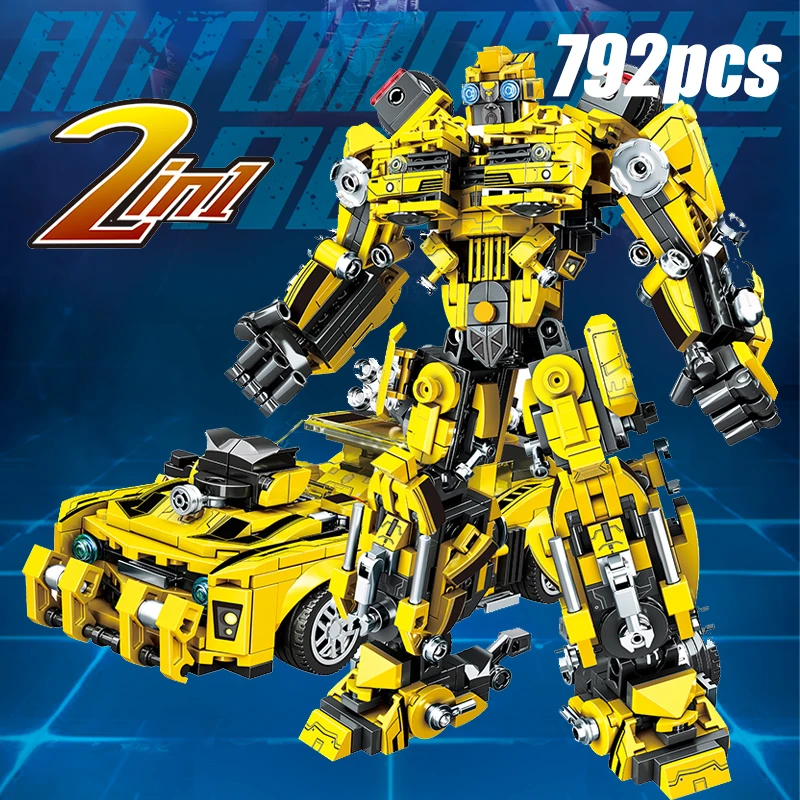 Automobile Building Bricks Sets MOC War Robot Blocks Toys Classic Movie Birthday Gifts for Boys Kids Girls Children High-Tech 3