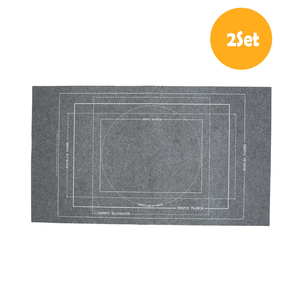 Sac à Puzzle Avec Compartiments - Lot 3 Tailles Rangement Et Transport Pièces Puzzle