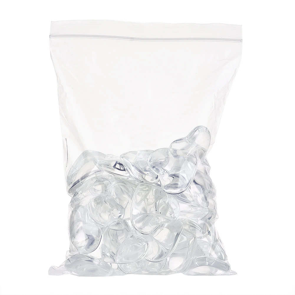 50pcs Clear Glass Big Heart Pendants for Valentine Gifts Ideas  jewelry making DIY Necklace Crafts Decor,41x42x14mm, Hole: 2mm 6