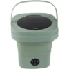 Foldable Washing Machine,6.5L Portable Travel Folding Washing Bucket  Underwear Baby Clothes Small Items Washer with Spin Dryer 1
