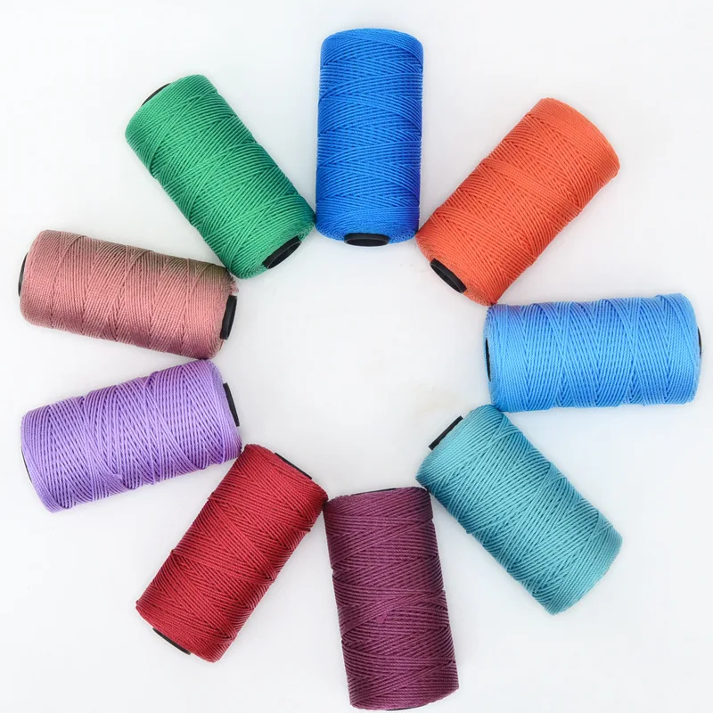 100g/Lot 1.5mm Cord Thin Ice Cotton Summer Art Yarn Cord Polyester Crochet Thread Yarn Handmade DIY Craft Hat Shoes