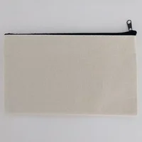 Black White Canvas Coin Money Pouch Small Toiletry Brushes Makeup Organizer Students Stationery Pencil Bag DIY Craft Storage Bag 2