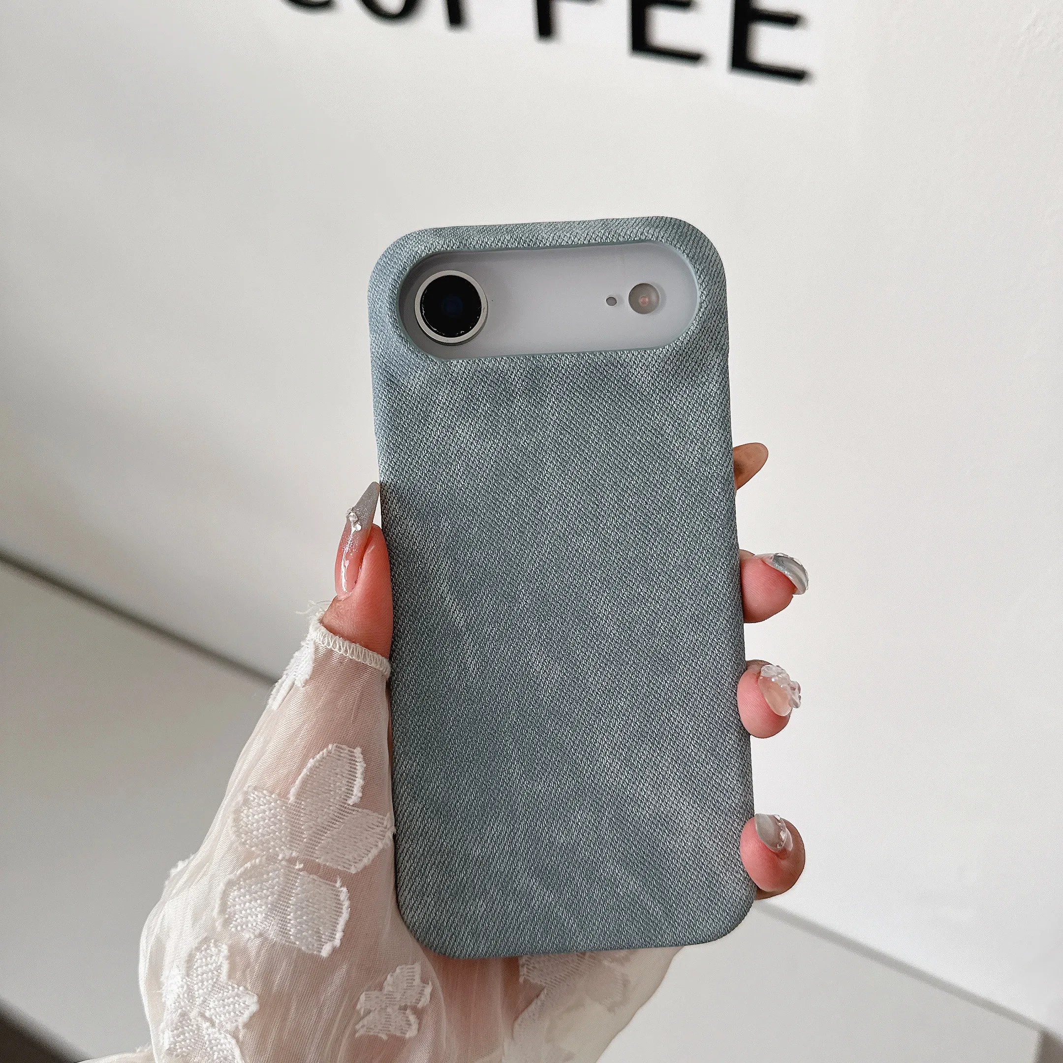 Luxury Cowboy Pattern PU Leather Matte Phone Case - Fashionable and Simple Style