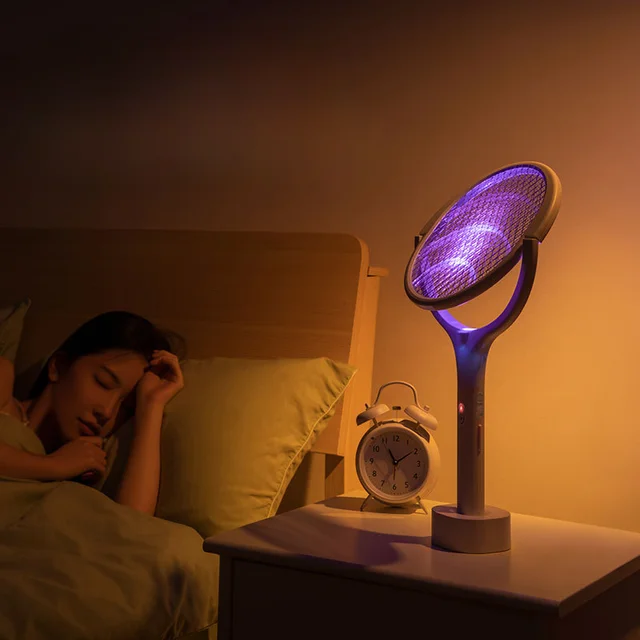 Violet Fényes Állítható Szög Szúnyog Gyilkos Taps Usb Újratölthető Elektromos Háztartási Kiegészítők Szúnyoggyilkos - Image 2
