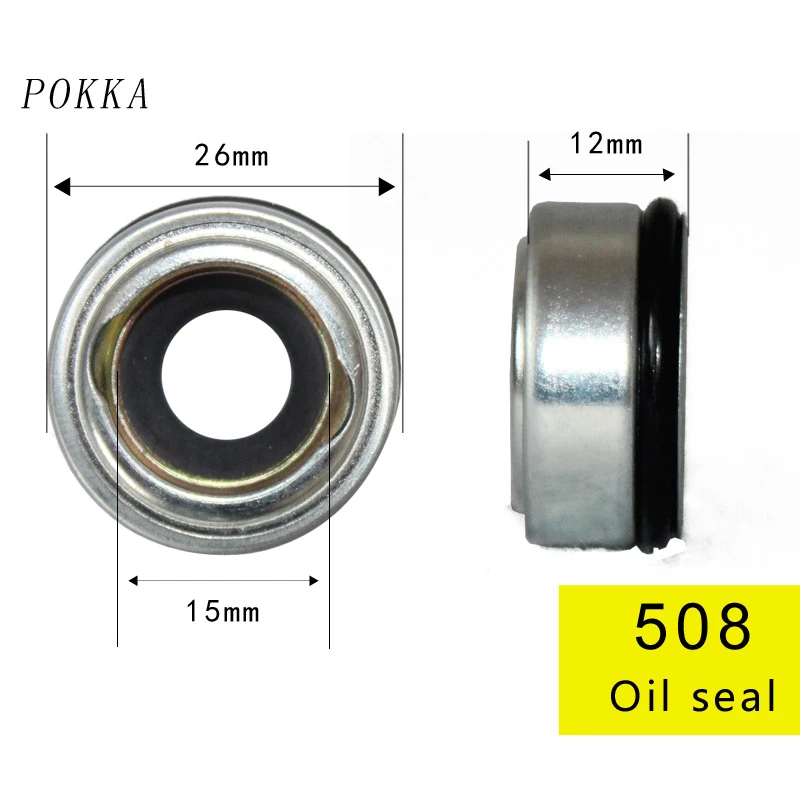 

POKKA A/C Compressor Shaft Seal Oil Seal for Sanden SD508 SD709 SD7H15 SD7V16 7SB16C DKS15CH