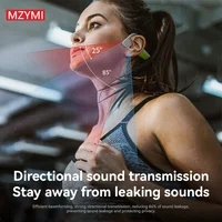 MZYMI Bone Conduction Sport Headphones I18PRO Neckband Bluetooth 5.3 Earphones Hifi Sound Running Wireless Headset TWS Earbuds - Image 2
