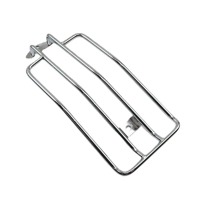 Chrome Solo Luggage Fender Rack For Sportster XL 883 85-03 Triumph America 85-11