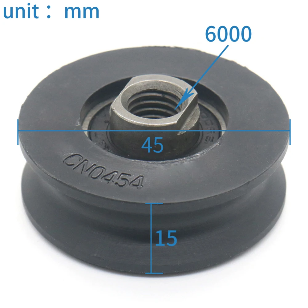 Рисунок 4 - _ Подвесной ролик для двери 45*15*6000 мм CN0454 1 шт