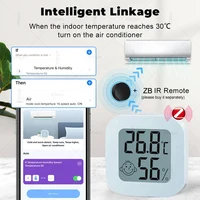 Tuya ZigBee Temperature And Humidity Sensor With LED Screen For Smart Home Works With Amazon Alexa Google Assistant Yandex Z2M - Image 5
