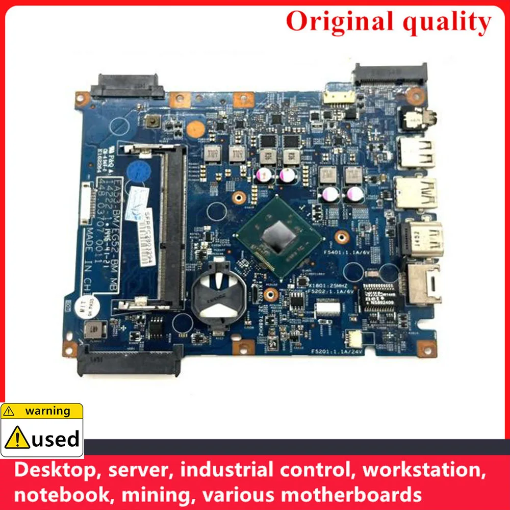 

Used 100% Tested 14222-1 For ACER ES1-512 Laptop Motherboard EA53_BM/EG52-BM 448.03707.0011 Mainboard