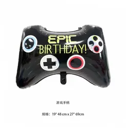 Black Game Controller Foil Balloon - Birthday Party Decoration - Other (Controller B)