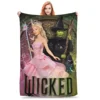 Wicked Musical Movie Soft Flannel Throw Blanket for Bed Sofa Travel Office Car - Home Decor Birthday Gift 3