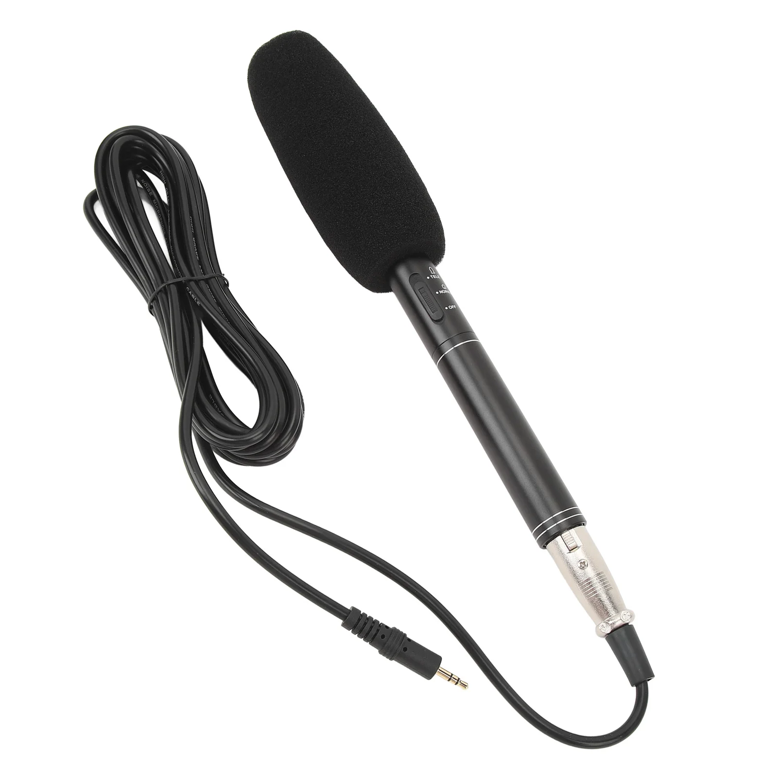 Professional-Shotgun-Condenser-Microphone-Cardioid-Handheld-Mic-with-3 ...
