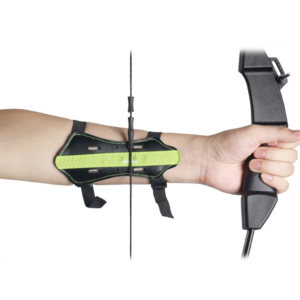 Manchon De Bras De Sport Avec 4 Sangles Réglables Protection De Bras Darc De Tir À Larc Manchons De Coude En Cuir PU Noir Du 904,92 € | DHgate