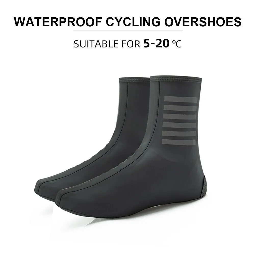 Bicycle shoe covers Ykywbike Cycling Shoes Covers YAS308 Waterproof Overshoes Bicycle Bike Reflective Windproof MTB Road Keep Warm Lock Protector