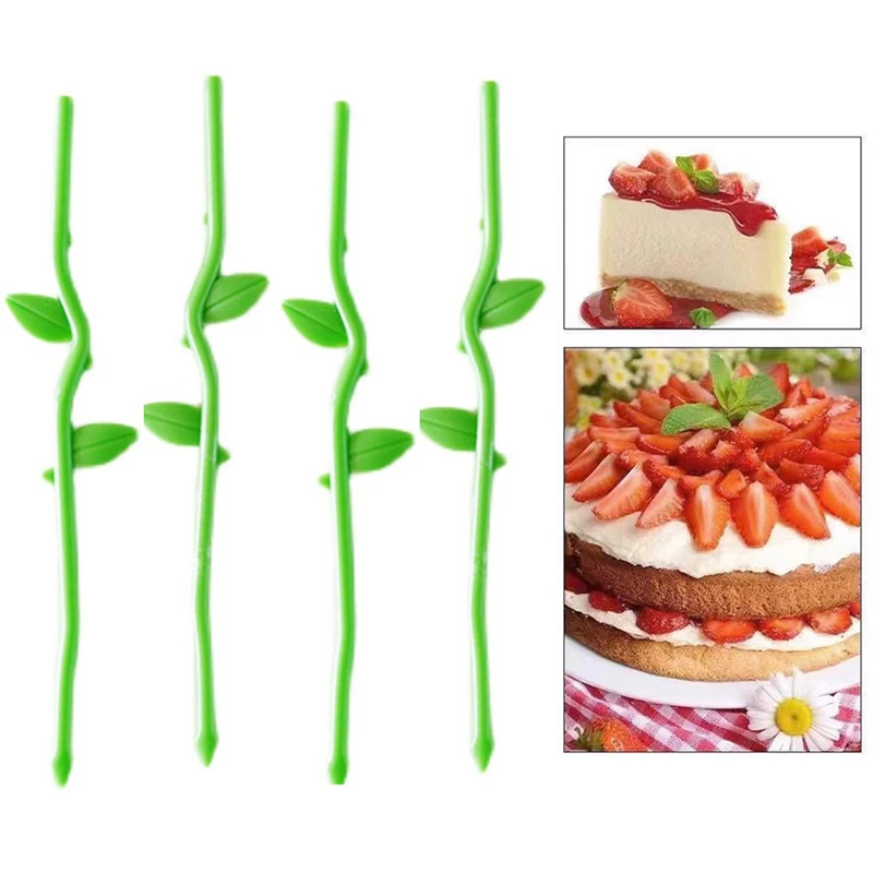 Description Picture 6 of item1set Leaves Fruit Fork Kids Snack Dessert Decoration Forks Toothpick Lunch Salad Decoration Accessories Cake Picks