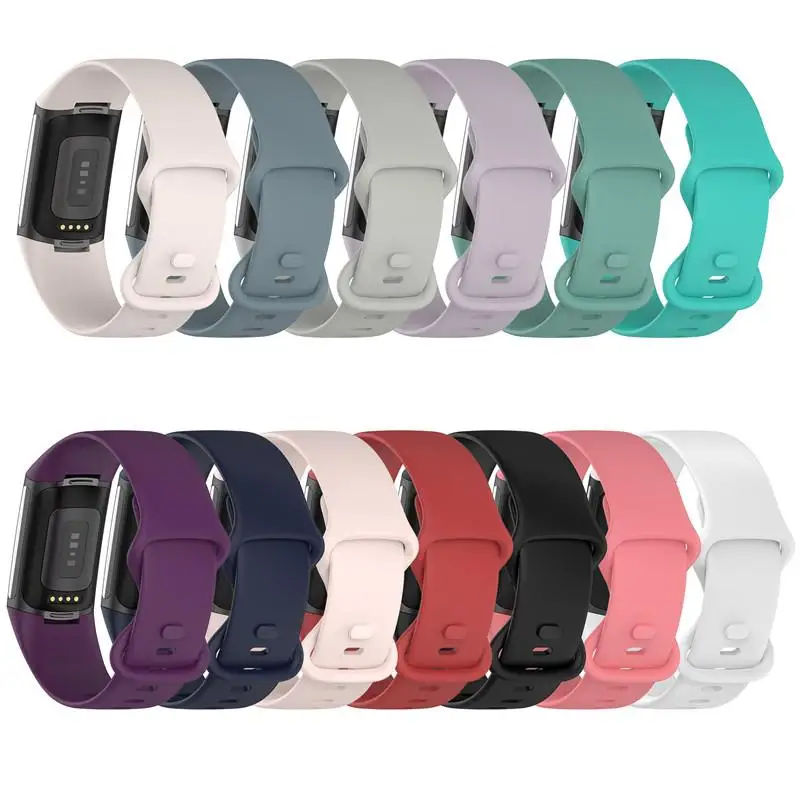 Cinturino Per Fitbit Charge 5 6 Smart Soft Cinturino In Silicone Cinturino Di Ricambio Per Cinturino Fit Bit Charge 5 6 Sport Watch Belt