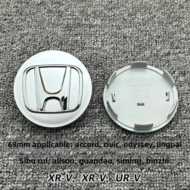 58MM/69MM Car Styling Wheel Center Hub Caps Cover Replacement Accessories For Honda CITY CIVIC Mugen Pilot Type R Type S Insight