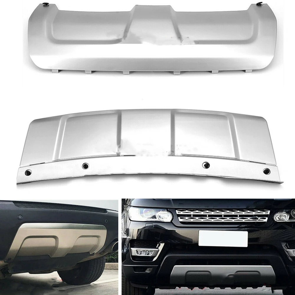 

Car Front Bumper Spoiler & Rear Diffuser Skid Guard Plate Hook Trailer Cover For Land Rover Range Rover Sport 2014-2017