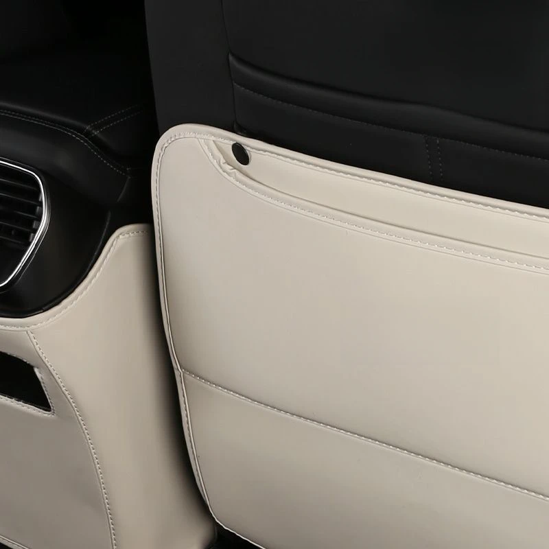 Car Styling PU Leather Anti Kick Mat Pad Anti-kick Protector Mats Seat Back Protector Accessories For BYD Sealion 7