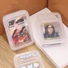 Transparent Flip Small Card Storage Box Clear Card Sleeve Protector Case Box For Popcorn DIY Korean Idol Photo Card Organizer 2