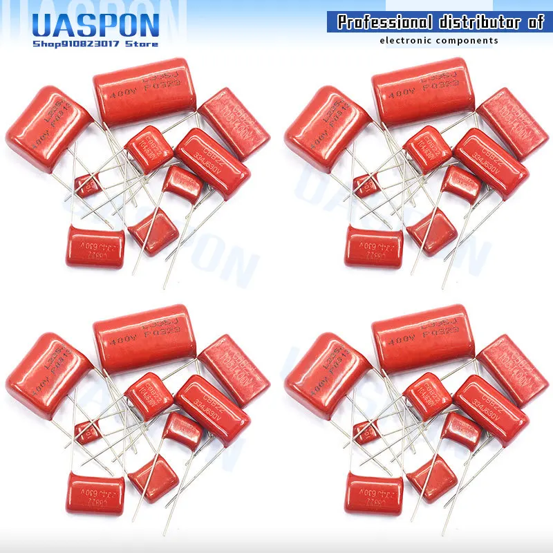 

20PCS 100V221J 220PF 5% Pitch 5mm 220P 221 100V CBB Polypropylene film capacitor