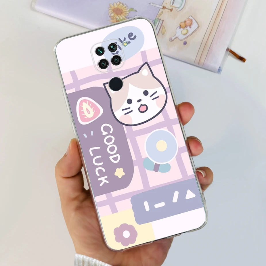 Cute Painted Clear Silicone Soft Phone Case Bumper Cover