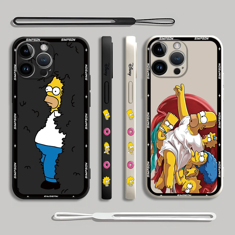 The Simpsons Soft Cover Cute Phone Case