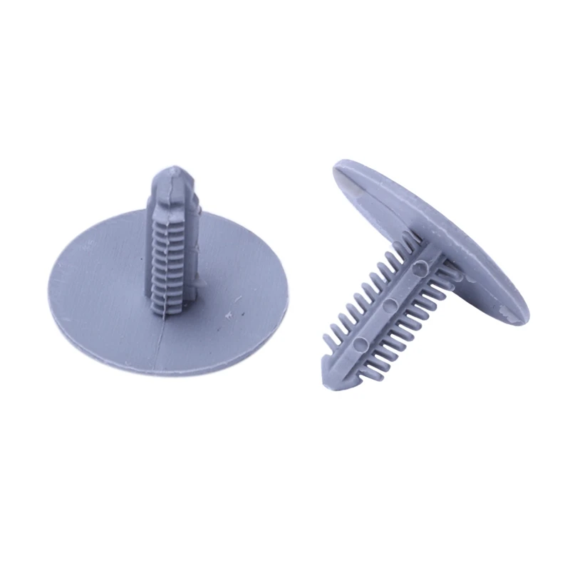 

60 Pieces Gray Plastic Mat Against Vehicle Splash Model Clips 7Mm X 16Mm X 24Mm