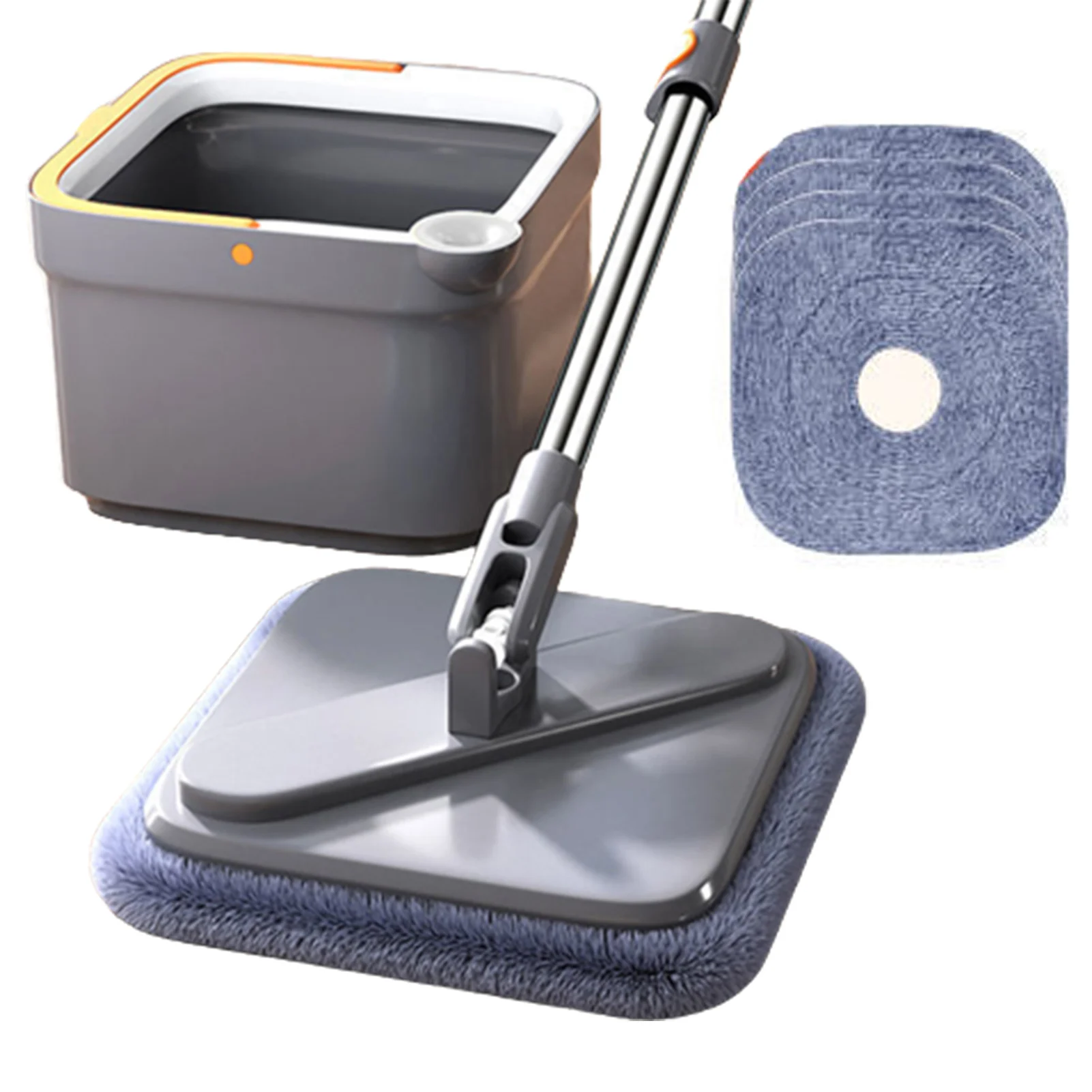

Wet and Dry Use Microfiber Mops Adjustable Long Handle Dust Mop for Home Cleaning Supplies