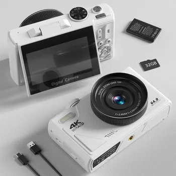4K 64MP Compact Vlogging Camera with Flip Screenh 1