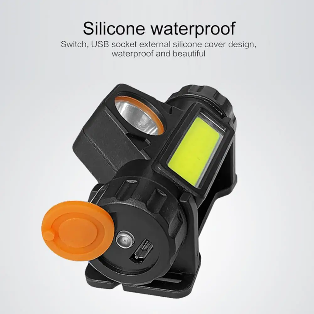 Description Picture 3 of itemCamping Head Lamp 800 Mah Usb Charging Magnets Android Charging Adjustable Light Accessory Head Torch Waterproof Headlight