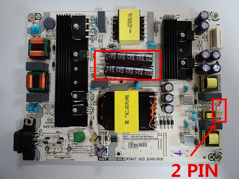 ハイセンステレビ用電源ボード RSAG7.820.8349/ROH 247136 58H6550E