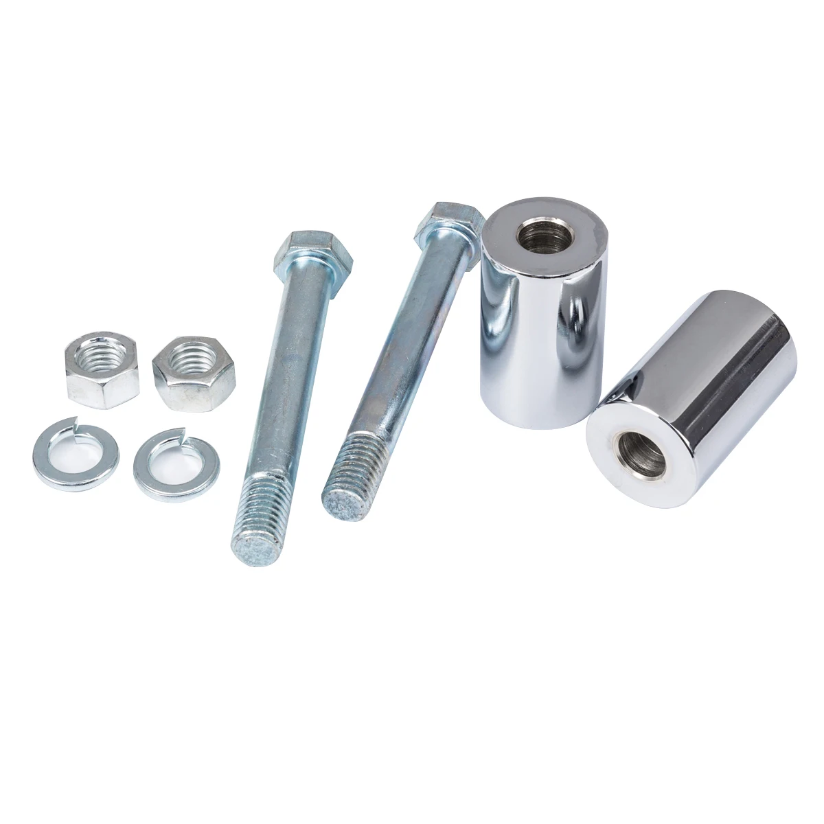 2RiseHandlebarRisersExtensionForHarley114HandlebarsChrome