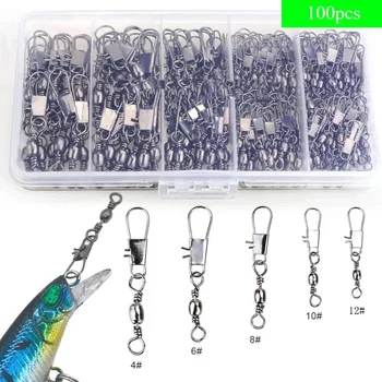 100-Piece Fishing Connectors Set 1