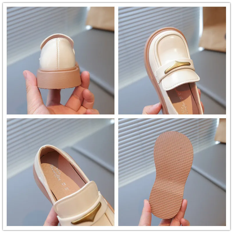 Girls Soft Sole Mary Jane Flats School Shoes