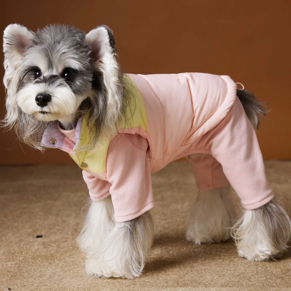 Padded Puppy Cat Clothes Winter Dog Jacket For Small Dogs Chihuahua Vest French Bulldog Coat Yorkie Outfits