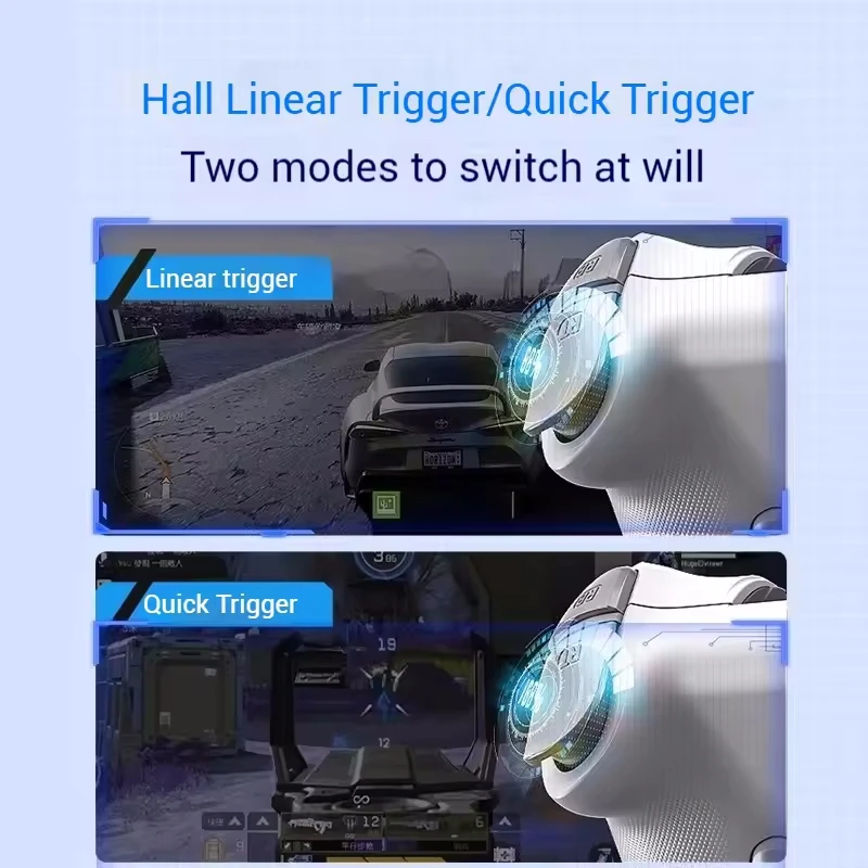 Gamepad Gaming Control For Mobile Android Cell Phone Cellular PC Tablet Hall Effect Joystick Command Type C Game Pad Controller - 2