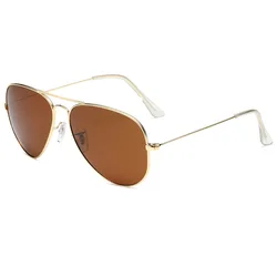Luxury Lightweight Polarized Aviator Sunglasses with Minimalist Metal Frame - UV Protection for Everyday Outdoor Activities (C5)