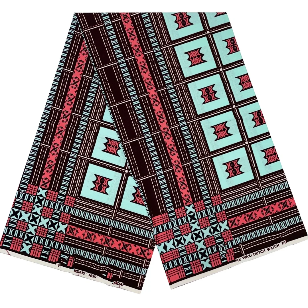 New Design 100% Cotton Top Quality Holland Wax African Fabric For Wedding Dress Making Craft Loincloth T8