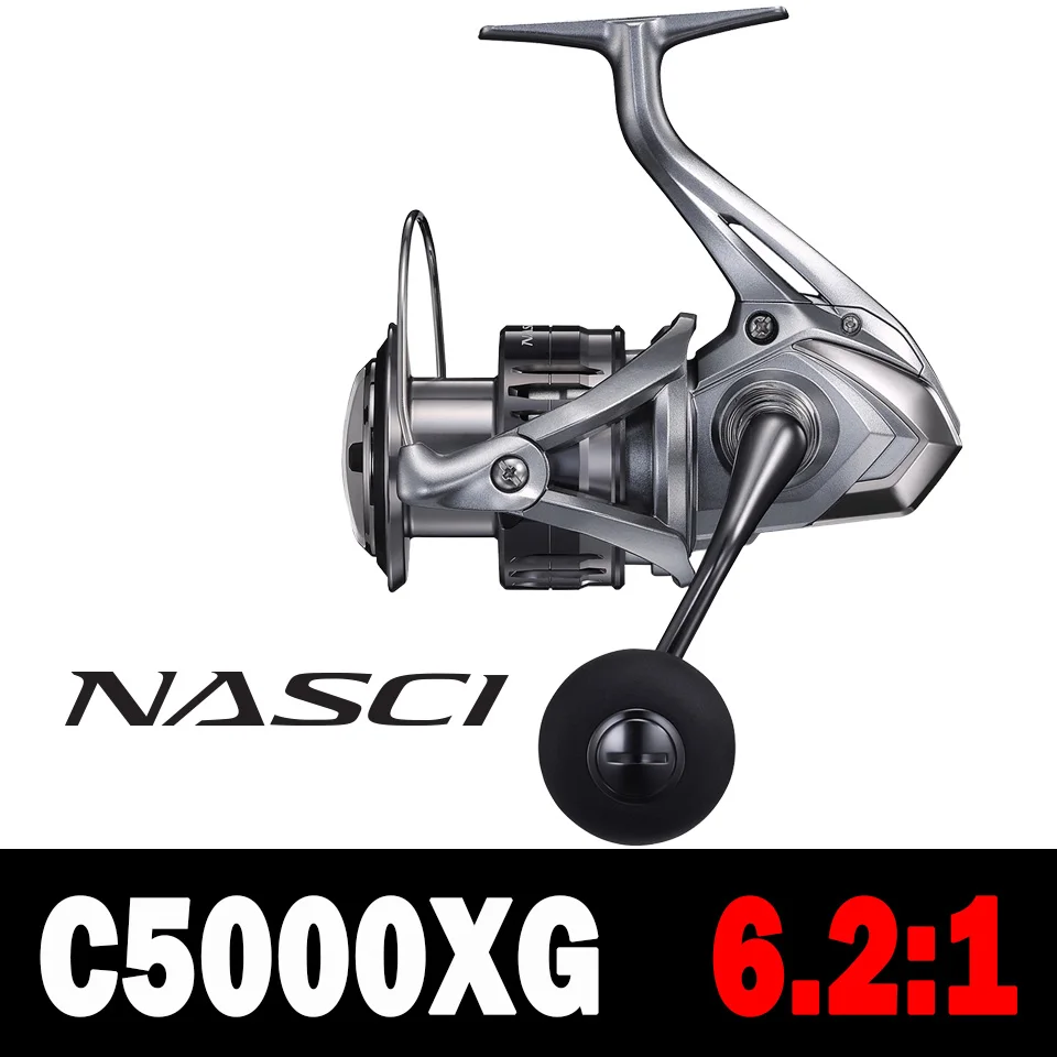 Shimano Spinning Reel 21 NASCI 4000XG Gear Ratio 6.2:1 Fishing Reel IN