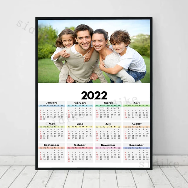 Calendario 2024 con imán para nevera 10x15cm