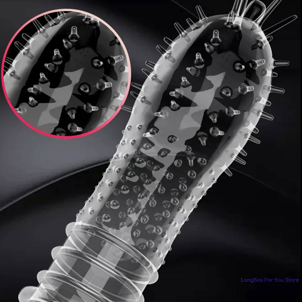 Special Condoms Adult Sex Toys For Man Sensation Female G-spot Vaginal Stimulation Condoms Sophora Viciifolia Spike Penis Sleeve - Image 3
