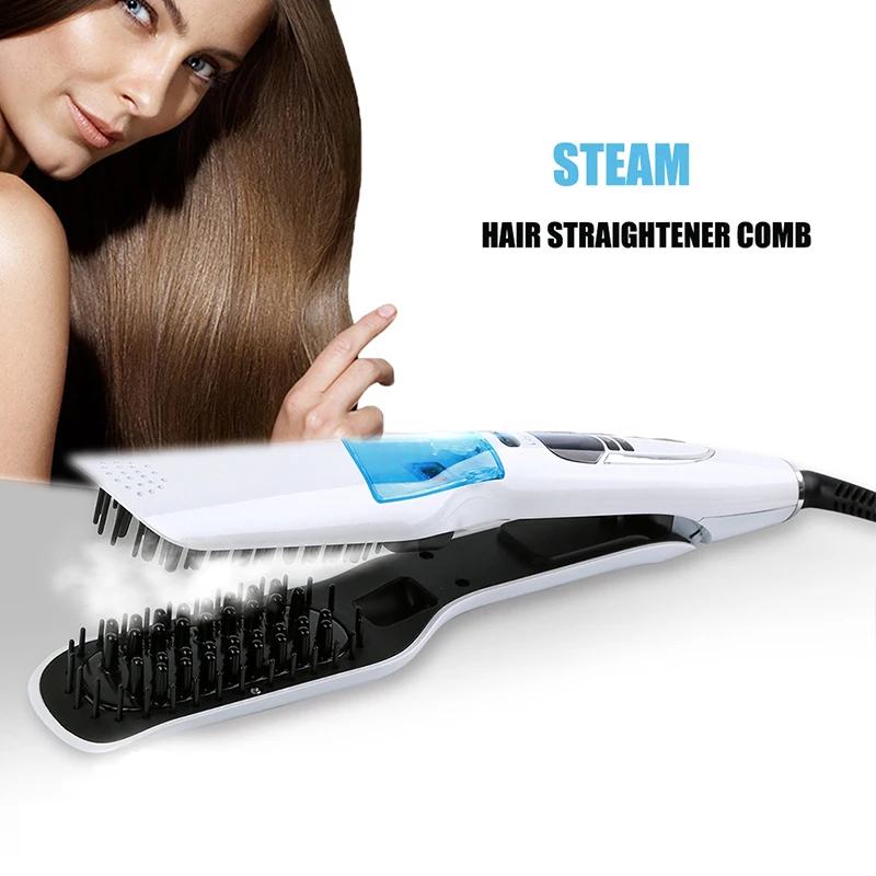 Pro Steam Hair Straightener Brush Newest Professional Hair