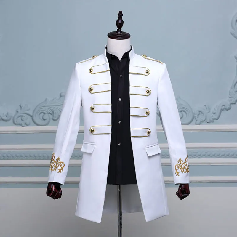 

[Jacket+Pants] New Business Casual Boutique Elegant Gentleman Men European Palace Style Suit High-end Social Christmas Halloween