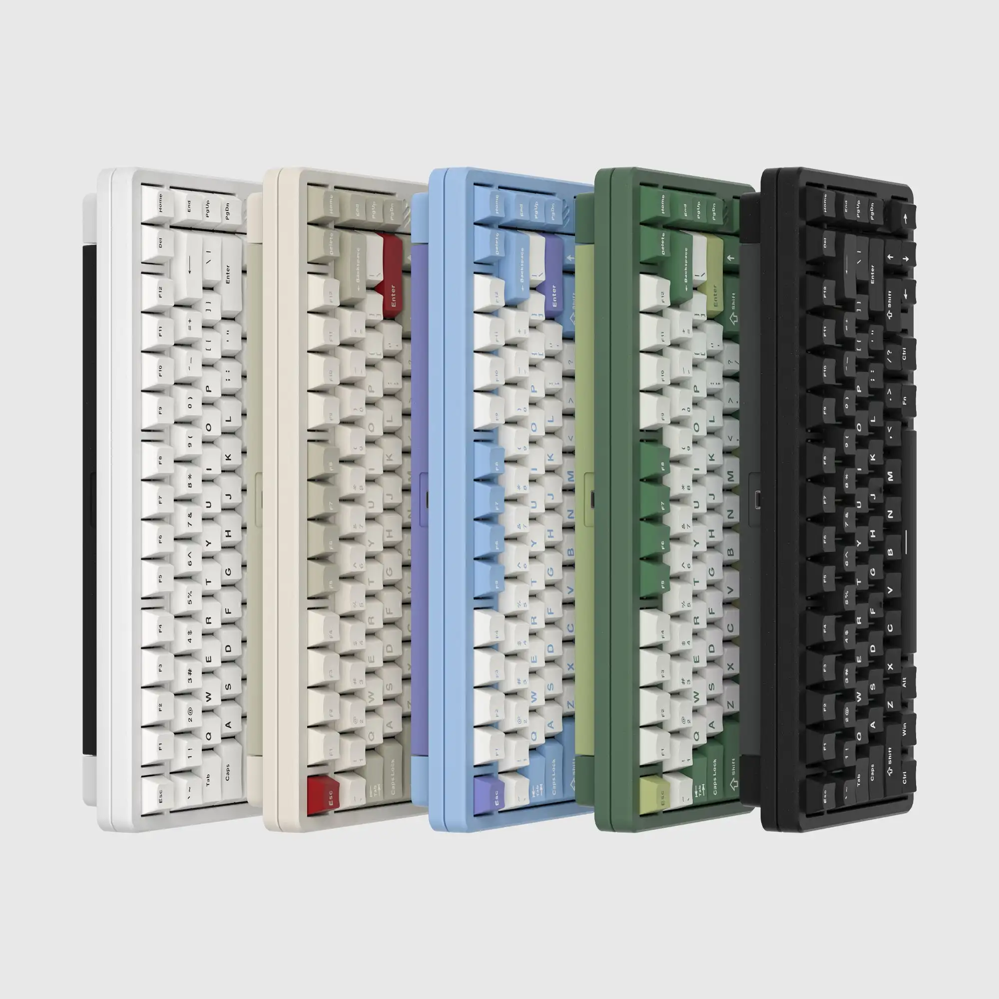 Womier SK75 75% トライモードアルミ合金シェルブルーホットスワップ