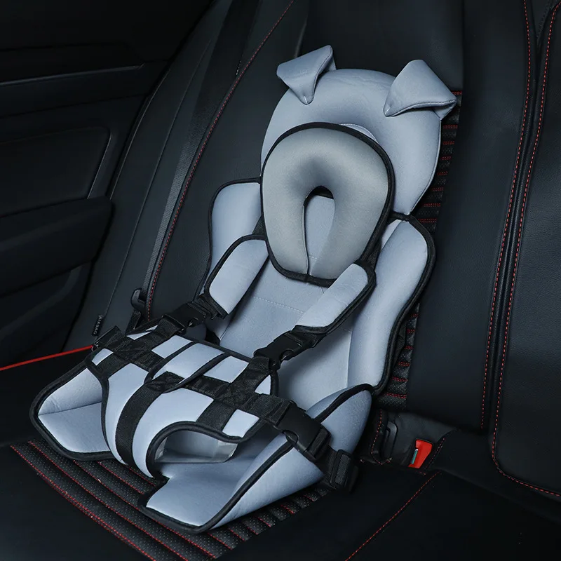 Portable Child Safety Seat Pad for 0-12 Year Old Kids Car Pad Shopping Cart Covers Foldable Cushion Suggested Installation